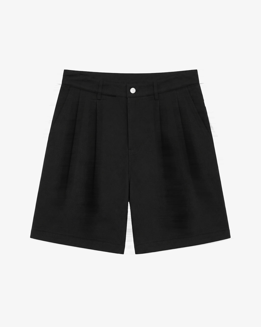 Double Pleated Canvas Short