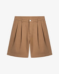 Double Pleated Canvas Short