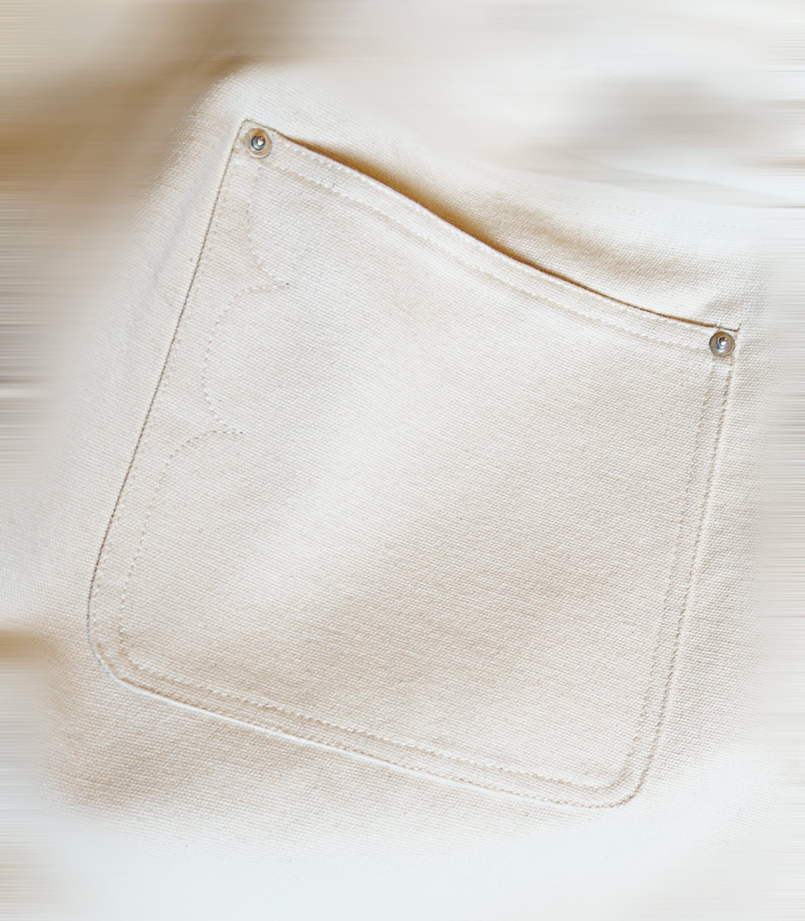 Double Pleated Canvas Short