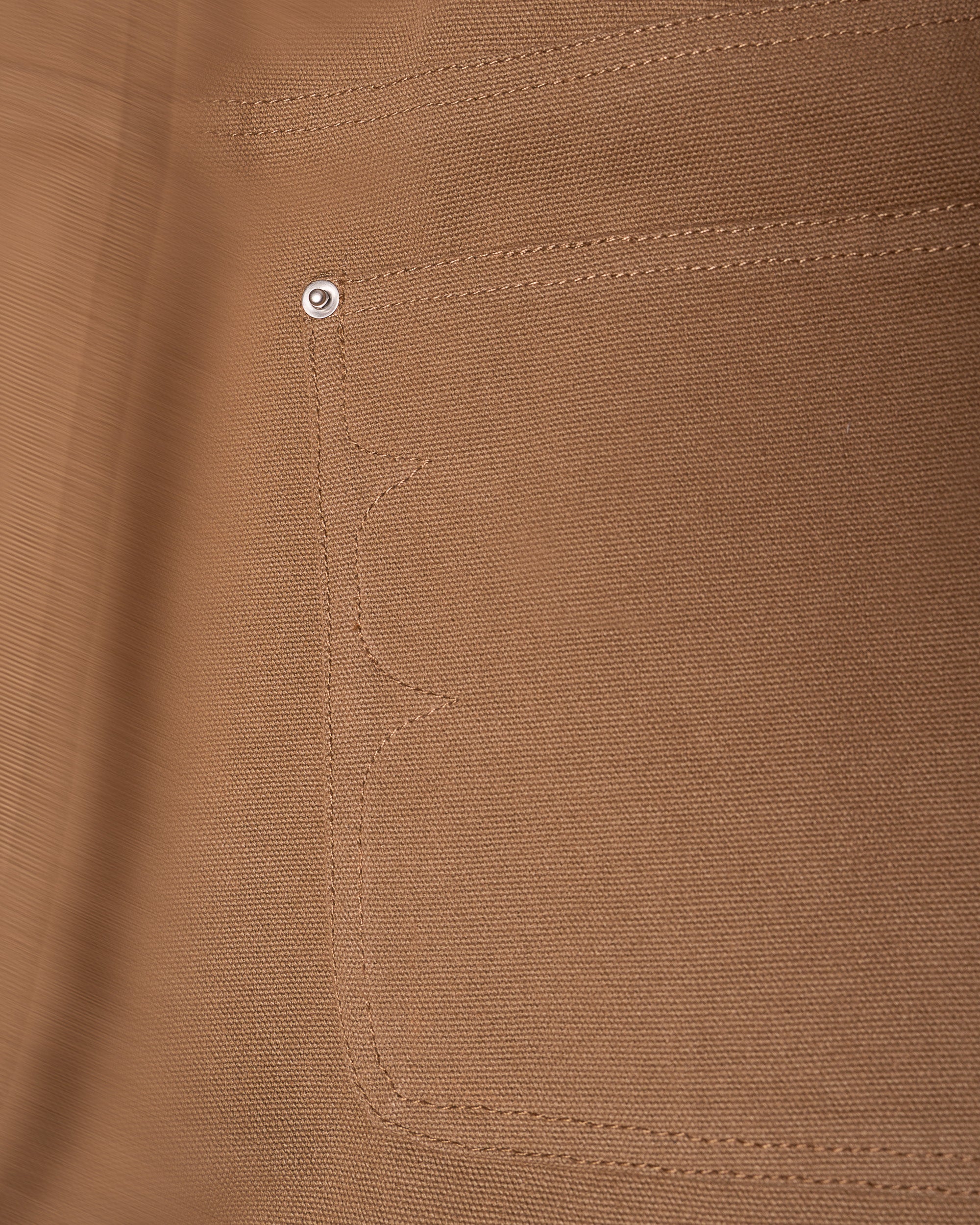 Double Pleated Canvas Short